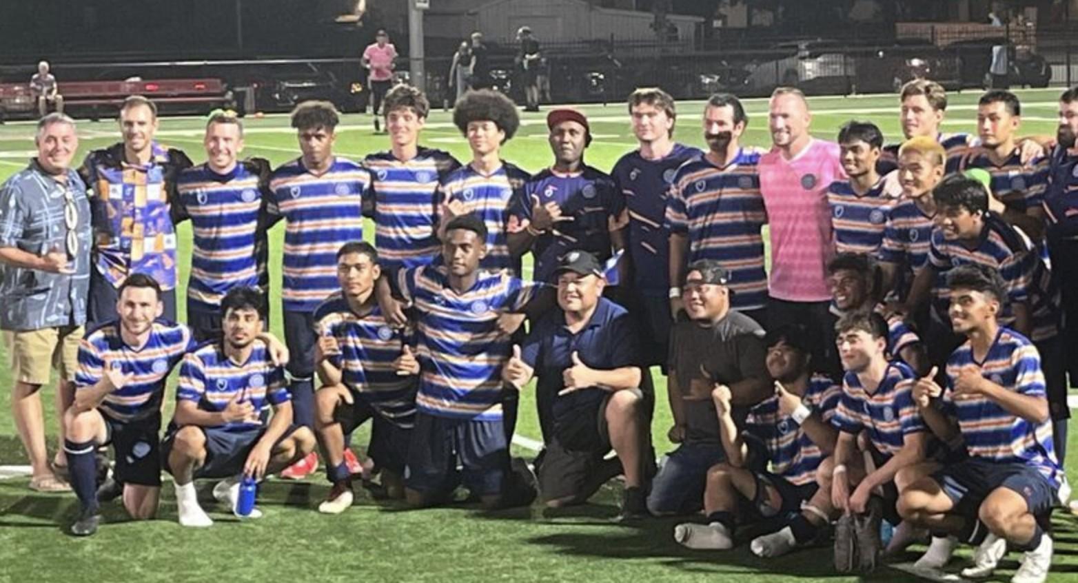 历史性时刻，马绍尔群岛迎来首场国际比赛，但最终以0-4告负